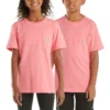 Kurzarm-T-Shirt mit Tasche für Kinder (Kleinkinder/Kinder/Jugendliche)
