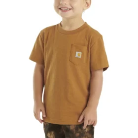 Kurzarm-T-Shirt mit Tasche für Kinder (Kleinkinder/Kinder/Jugendliche)