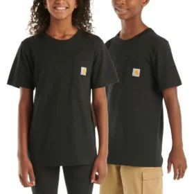 Kurzarm-T-Shirt mit Tasche für Kinder (Kleinkinder/Kinder/Jugendliche)