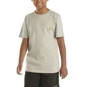Kurzarm-T-Shirt mit Tasche für Kinder (Kleinkinder/Kinder/Jugendliche)