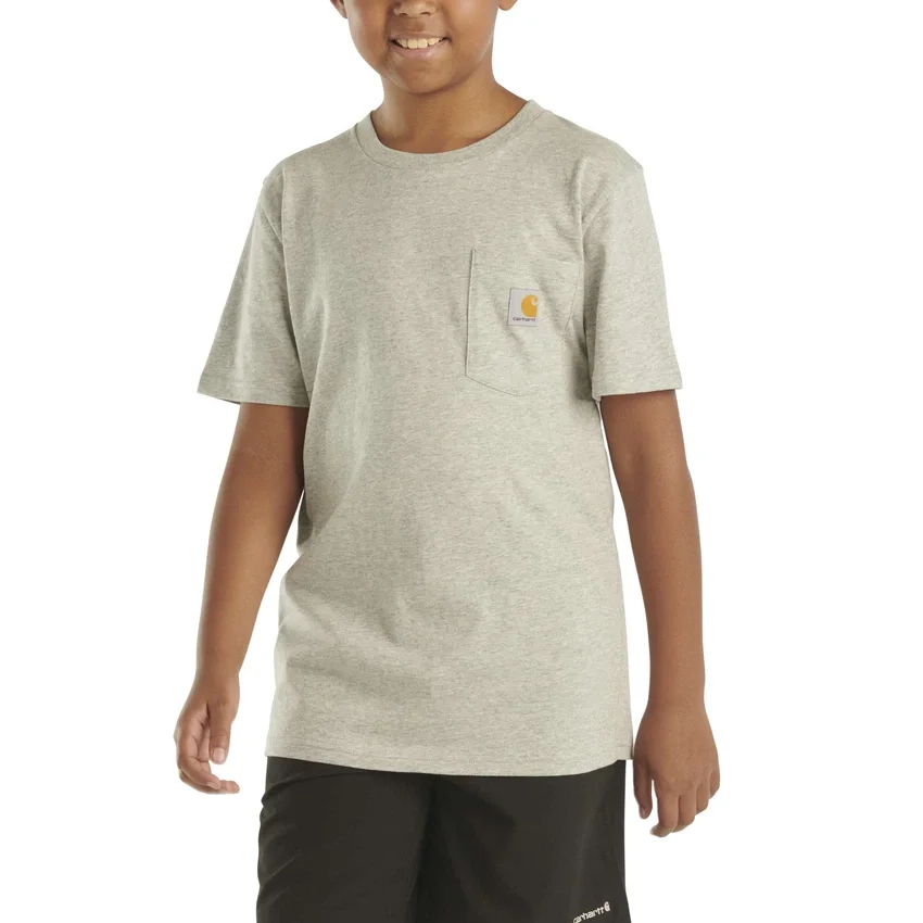 Kurzarm-T-Shirt mit Tasche für Kinder (Kleinkinder/Kinder/Jugendliche)