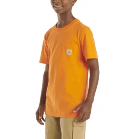 Kurzarm-T-Shirt mit Tasche für Kinder (Kleinkinder/Kinder/Jugendliche)