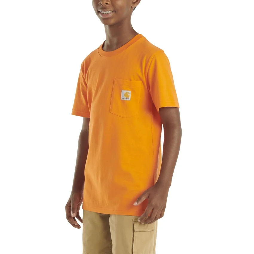 Kurzarm-T-Shirt mit Tasche für Kinder (Kleinkinder/Kinder/Jugendliche)