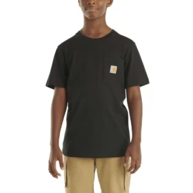 Kurzarm-T-Shirt mit Tasche für Kinder (Kleinkinder/Kinder/Jugendliche)