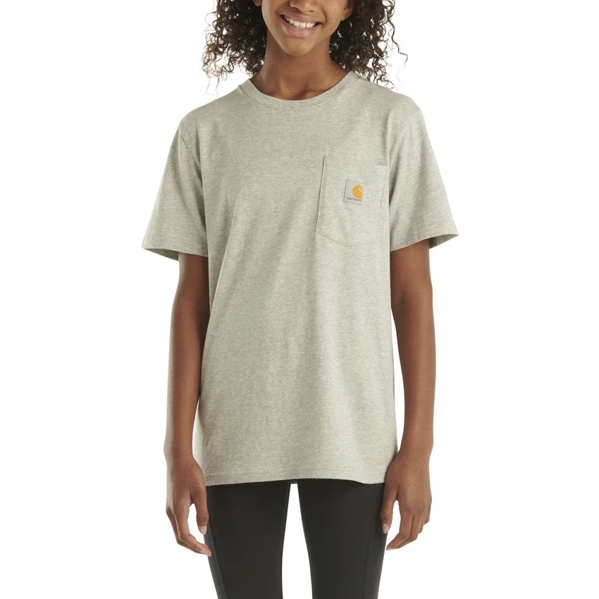 Kurzarm-T-Shirt mit Tasche für Kinder (Kleinkinder/Kinder/Jugendliche)