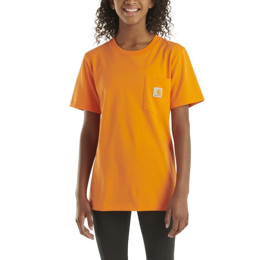 Kurzarm-T-Shirt mit Tasche für Kinder (Kleinkinder/Kinder/Jugendliche)