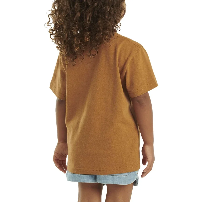 Kurzarm-T-Shirt mit Tasche für Kinder (Kleinkinder/Kinder/Jugendliche)