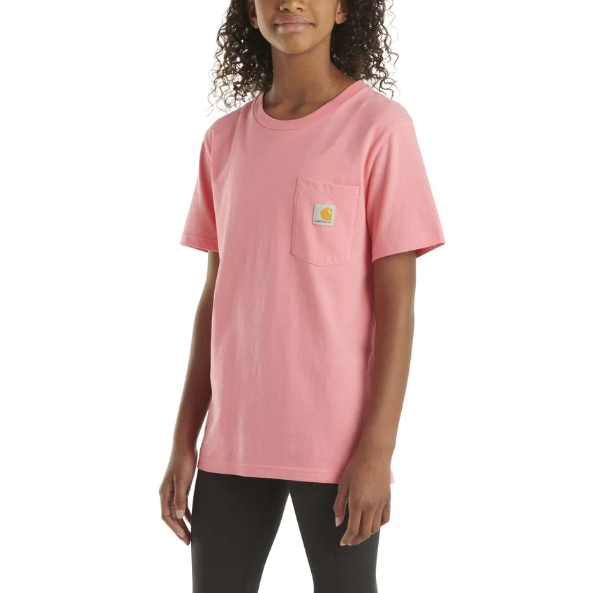 Kurzarm-T-Shirt mit Tasche für Kinder (Kleinkinder/Kinder/Jugendliche)