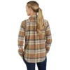 Langarm-Flanell-Hemd für Damen aus der Tencel™-Faser-Serie in lockerer Passform