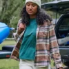 Langarm-Flanell-Hemd für Damen aus der Tencel™-Faser-Serie in lockerer Passform