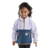 Langarm-Fleece-Armling mit Viertelreissverschluss für Mädchen (Kleinkinder/Kinder/Jugendliche)