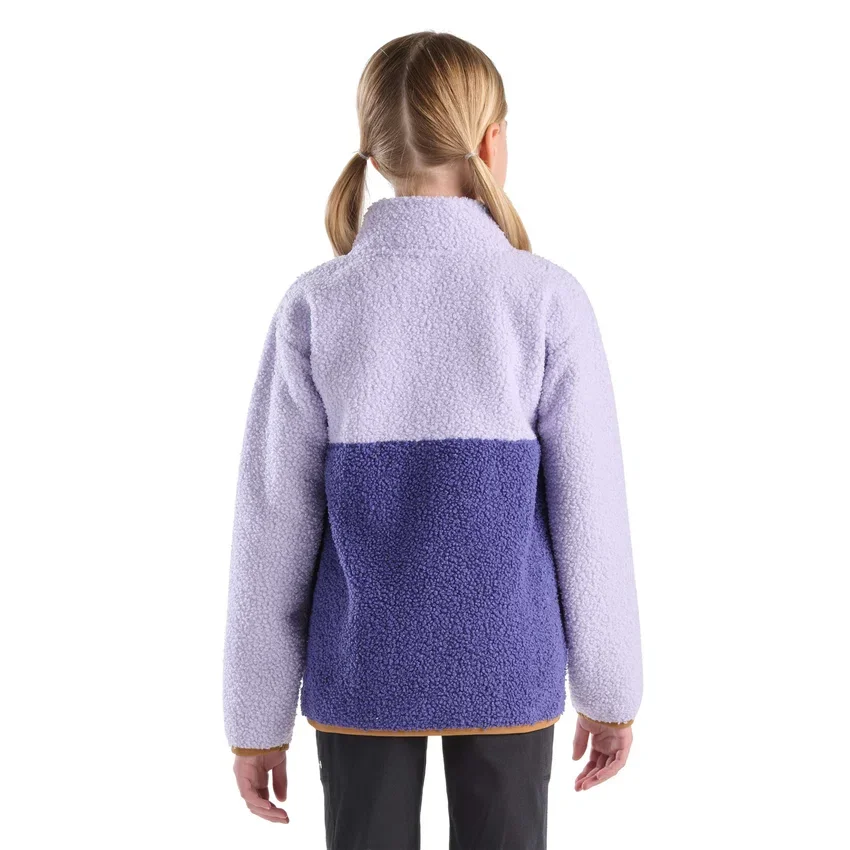 Langarm-Fleece-Armling mit Viertelreissverschluss für Mädchen (Kleinkinder/Kinder/Jugendliche)