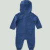 Langarm-Overall für Jungen mit Kapuze, im Re-Engineered-Garment-Dye-Verfahren gefärbt (Baby)
