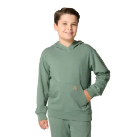 Langarm-Sweatshirt für Jungen, neu entwickelt, stückgefärbt (Kinder/Jugendliche)