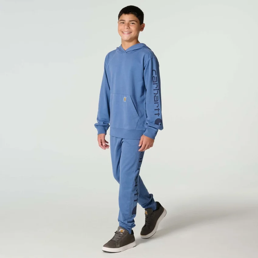 Langarm-Sweatshirt für Jungen, neu entwickelt, stückgefärbt (Kinder/Jugendliche)