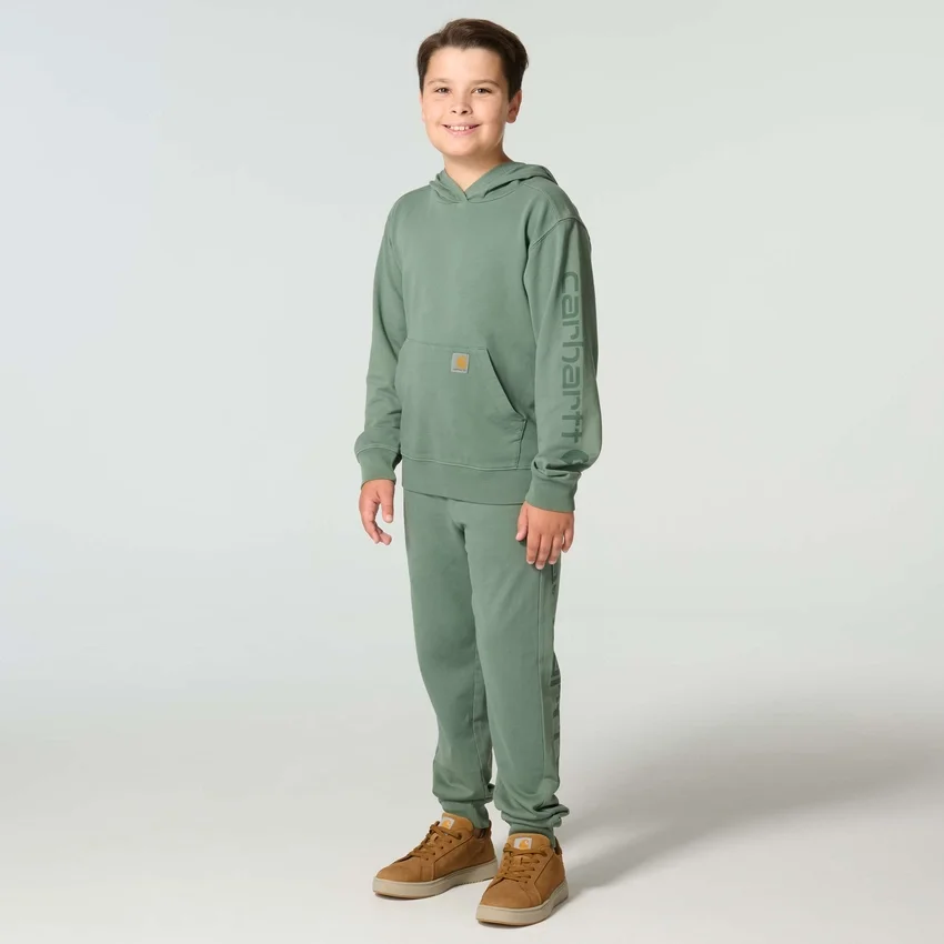 Langarm-Sweatshirt für Jungen, neu entwickelt, stückgefärbt (Kinder/Jugendliche)
