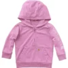 Langarm-Sweatshirt für Kinder mit halbem Reissverschluss, im Garment-Dye-Verfahren gefärbt (Baby/Kleinkind)