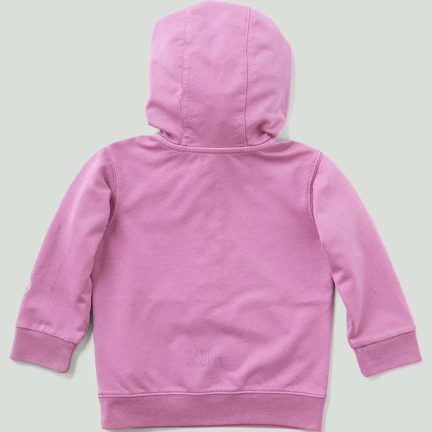 Langarm-Sweatshirt für Kinder mit halbem Reissverschluss, im Garment-Dye-Verfahren gefärbt (Baby/Kleinkind)