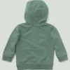 Langarm-Sweatshirt für Kinder mit halbem Reissverschluss, im Garment-Dye-Verfahren gefärbt (Baby/Kleinkind)