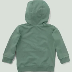 Langarm-Sweatshirt für Kinder mit halbem Reissverschluss, im Garment-Dye-Verfahren gefärbt (Baby/Kleinkind)