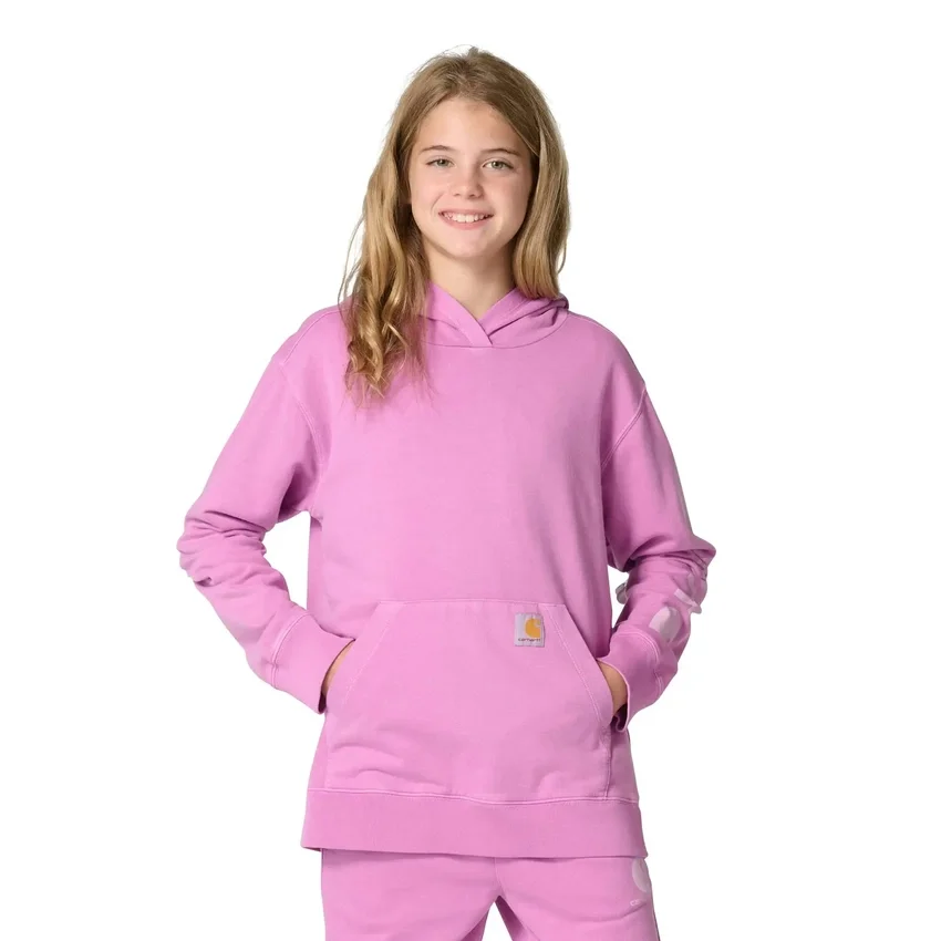 Langarm-Sweatshirt für Mädchen, «Re-Engineered Garment Dye» (Kinder/Jugend)