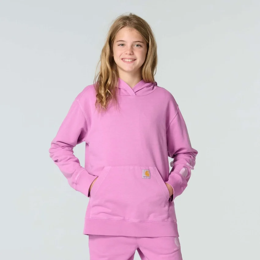 Langarm-Sweatshirt für Mädchen, «Re-Engineered Garment Dye» (Kinder/Jugend)