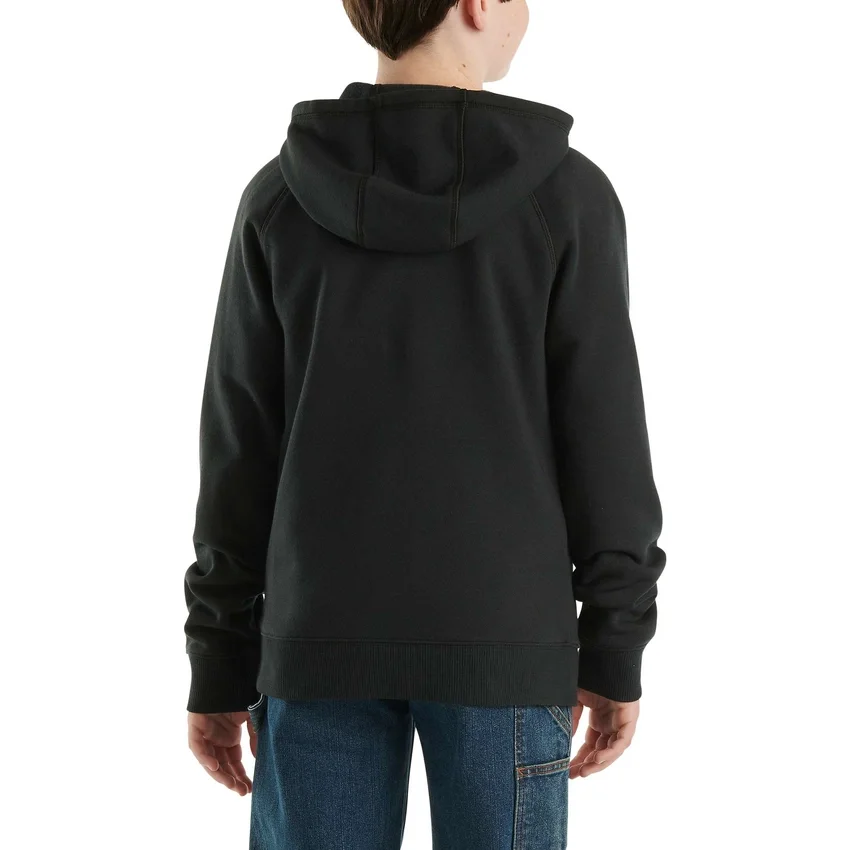 Langarm-Sweatshirt mit durchgehendem Reissverschluss und Logo für Jungen (Kinder/Jugendliche)