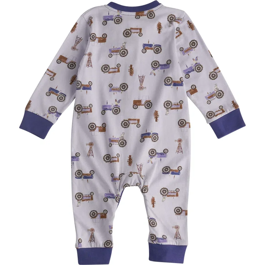 Langärmelige Henley-Overall-Armlinge für Mädchen (Baby)