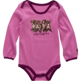 Langärmelige Puppy-Body für Mädchen (Baby)