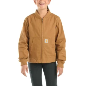 Langärmelige Rugged Flex®-Canvasjacke für Mädchen (Kinder/Jugendliche)