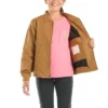 Langärmelige Rugged Flex®-Canvasjacke für Mädchen (Kinder/Jugendliche)