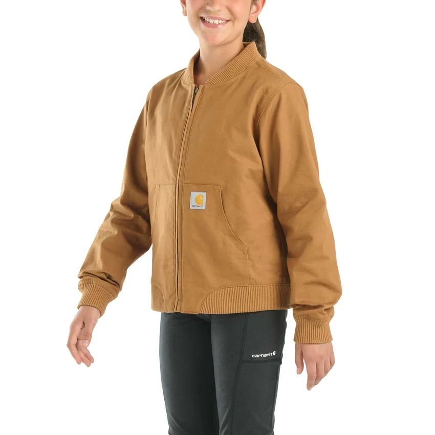 Langärmelige Rugged Flex®-Canvasjacke für Mädchen (Kinder/Jugendliche)