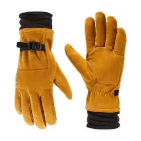 Leder-Handschuh mit Sherpa-Futter