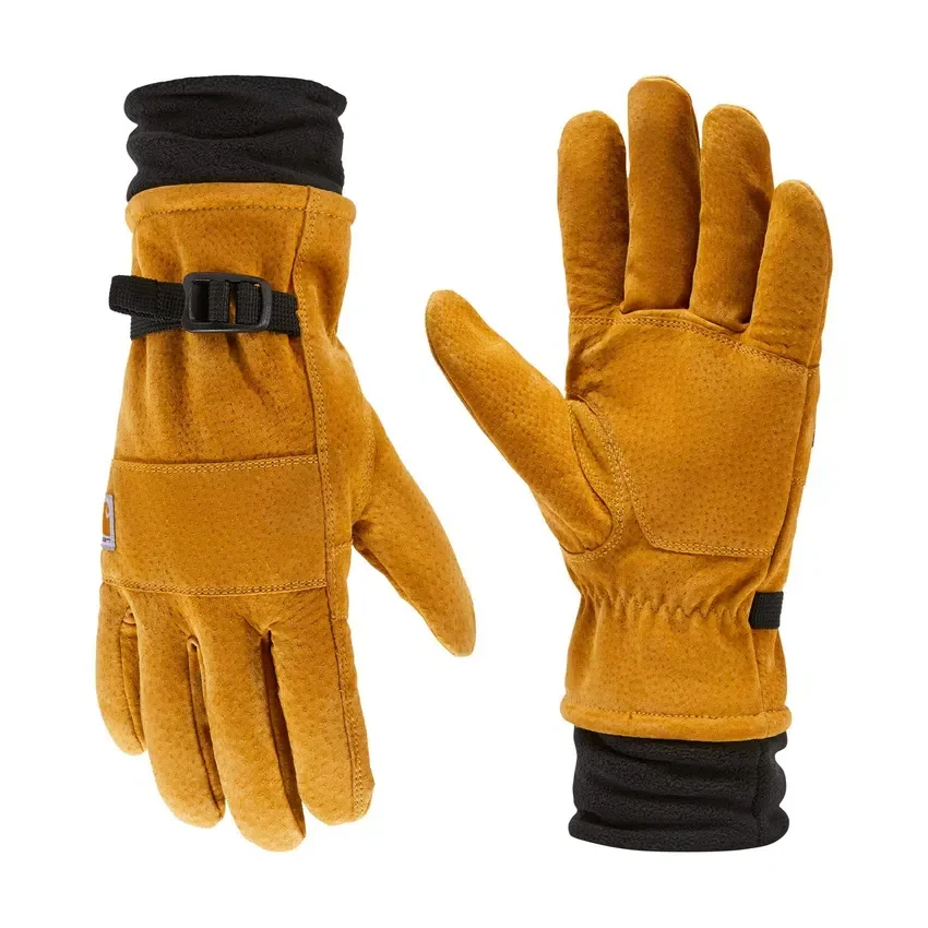 Leder-Handschuh mit Sherpa-Futter