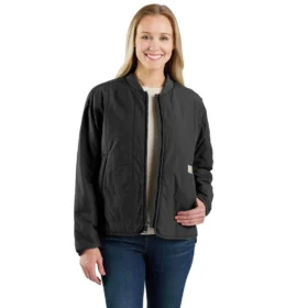 Leichte, mit Sherpa gefütterte, isolierte und wasserabweisende Damenjacke «Rockford» – Rain Defender Jacke