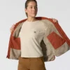 Leichte, mit Sherpa gefütterte, isolierte und wasserabweisende Damenjacke «Rockford» – Rain Defender Jacke