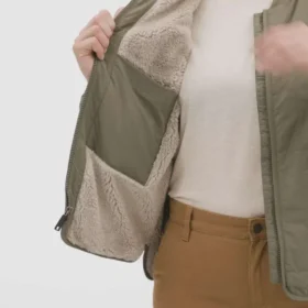 Leichte, mit Sherpa gefütterte, isolierte und wasserabweisende Damenjacke «Rockford» – Rain Defender Jacke