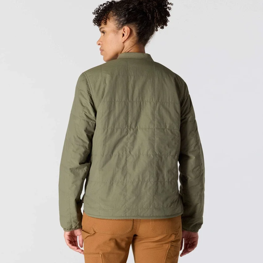 Leichte, mit Sherpa gefütterte, isolierte und wasserabweisende Damenjacke «Rockford» – Rain Defender Jacke