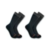 Leichte, strapazierfähige Crew-Socken, 2er-Pack