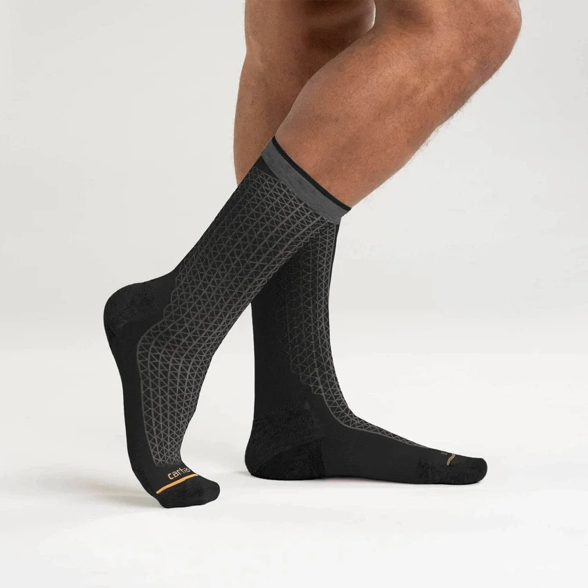 Leichte, strapazierfähige Crew-Socken, 2er-Pack