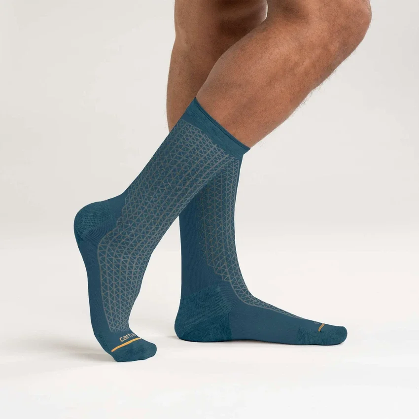 Leichte, strapazierfähige Crew-Socken, 2er-Pack