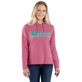 Leichter Tencel-Hoodie für Damen mit lockerem Schnitt und Grafikprint