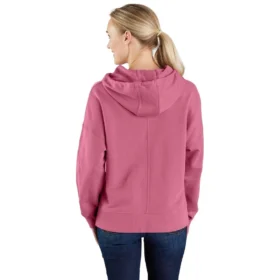 Leichter Tencel-Hoodie für Damen mit lockerem Schnitt und Grafikprint