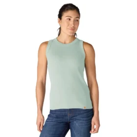 Leichtes, atmungsaktives Tencel-Tanktop für Damen mit Rippmuster