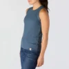 Leichtes, atmungsaktives Tencel-Tanktop für Damen mit Rippmuster