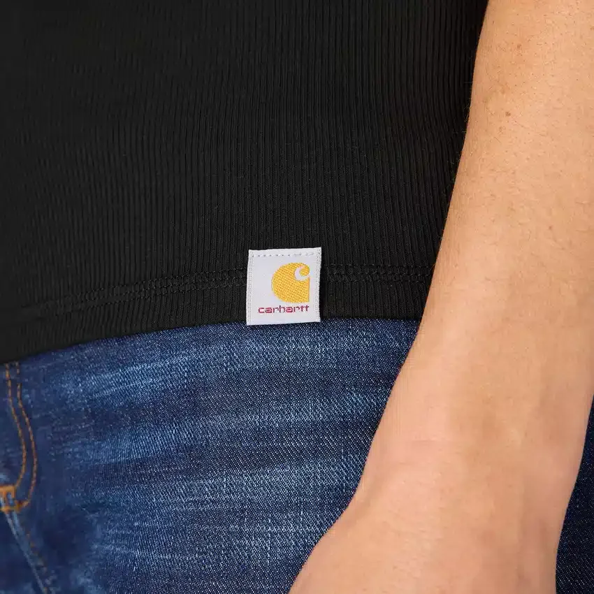 Leichtes, atmungsaktives Tencel-Tanktop für Damen mit Rippmuster