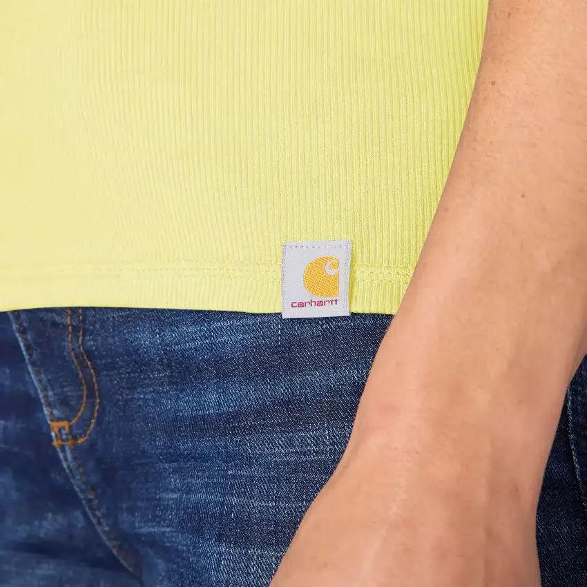 Leichtes, atmungsaktives Tencel-Tanktop für Damen mit Rippmuster