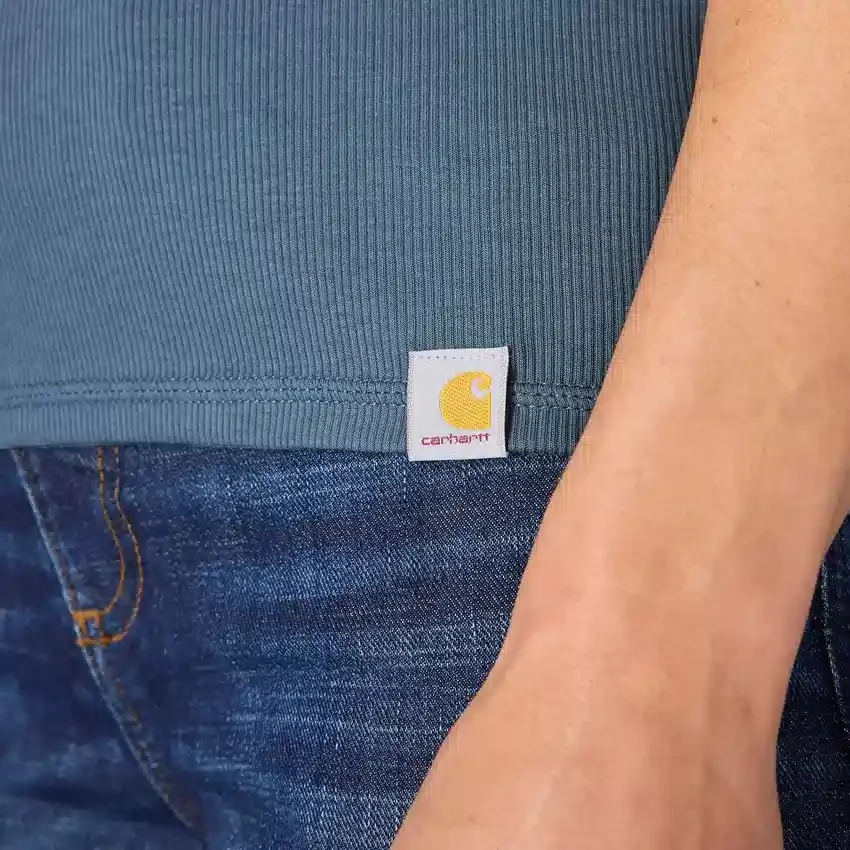 Leichtes, atmungsaktives Tencel-Tanktop für Damen mit Rippmuster