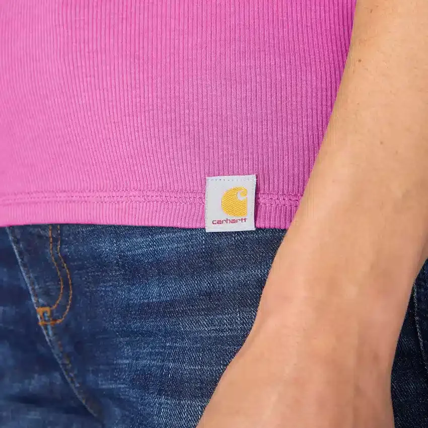 Leichtes, atmungsaktives Tencel-Tanktop für Damen mit Rippmuster