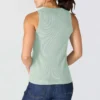 Leichtes, atmungsaktives Tencel-Tanktop für Damen mit Rippmuster